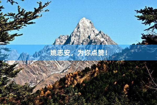 姚志安，为你点赞！